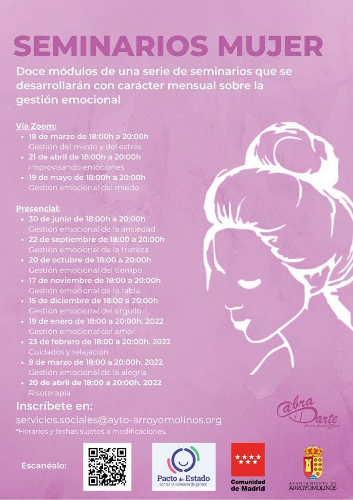 Fechas Seminarios Mujer AbraDarte
